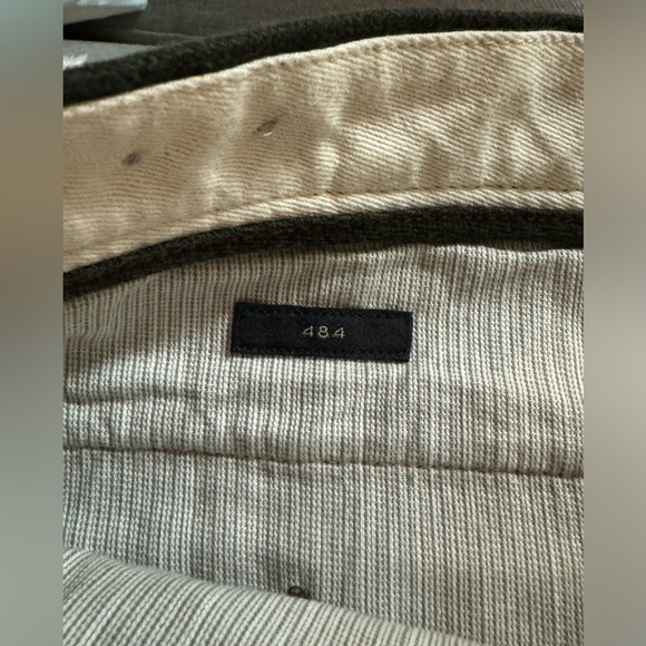 JCrew Hunter Green Soft Heathered Cotton Chinos in 484 Slim Fit, Size 34x30 - Picture 4 of 10